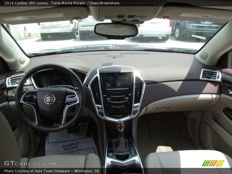 Terra Mocha Metallic / Shale/Brownstone 2014 Cadillac SRX Luxury