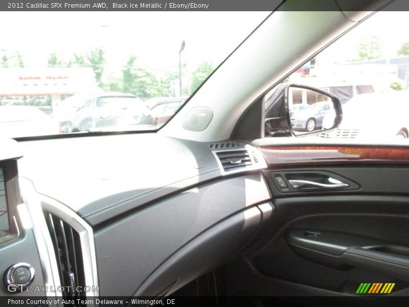 Black Ice Metallic / Ebony/Ebony 2012 Cadillac SRX Premium AWD