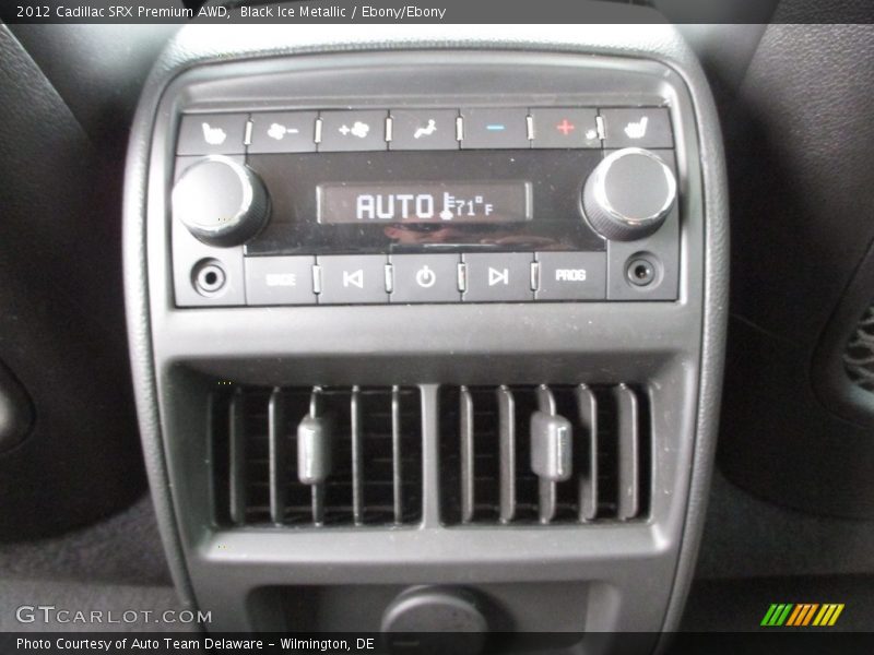 Black Ice Metallic / Ebony/Ebony 2012 Cadillac SRX Premium AWD