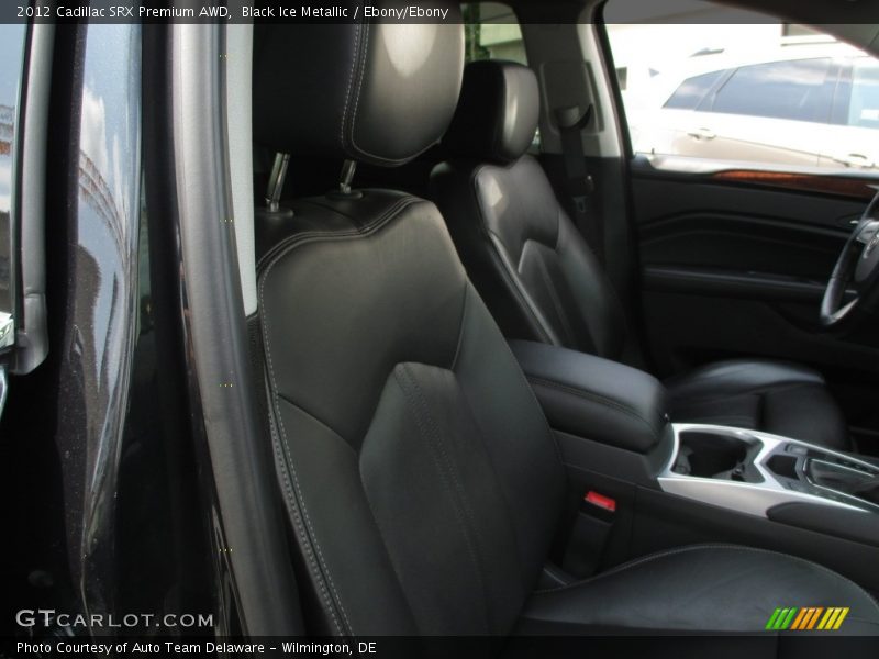Black Ice Metallic / Ebony/Ebony 2012 Cadillac SRX Premium AWD