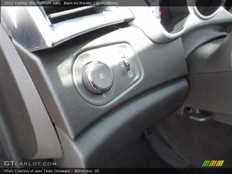 Black Ice Metallic / Ebony/Ebony 2012 Cadillac SRX Premium AWD