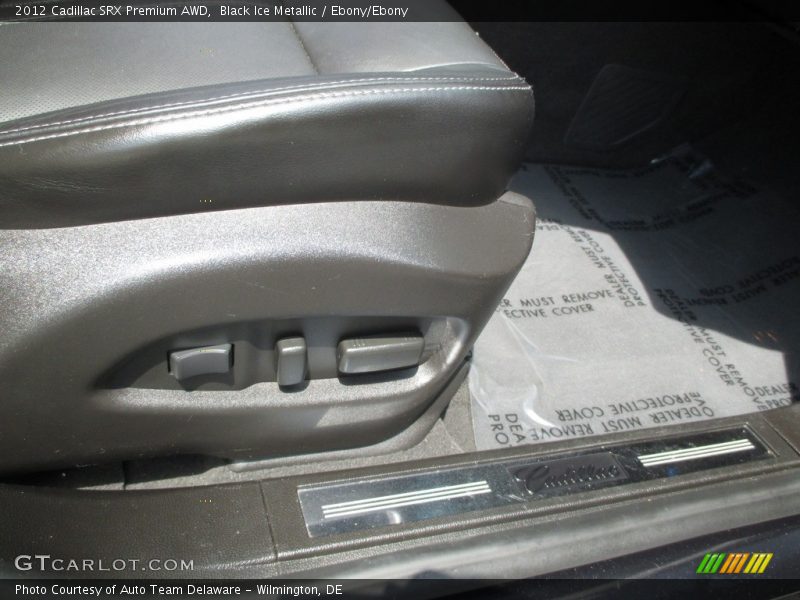 Black Ice Metallic / Ebony/Ebony 2012 Cadillac SRX Premium AWD