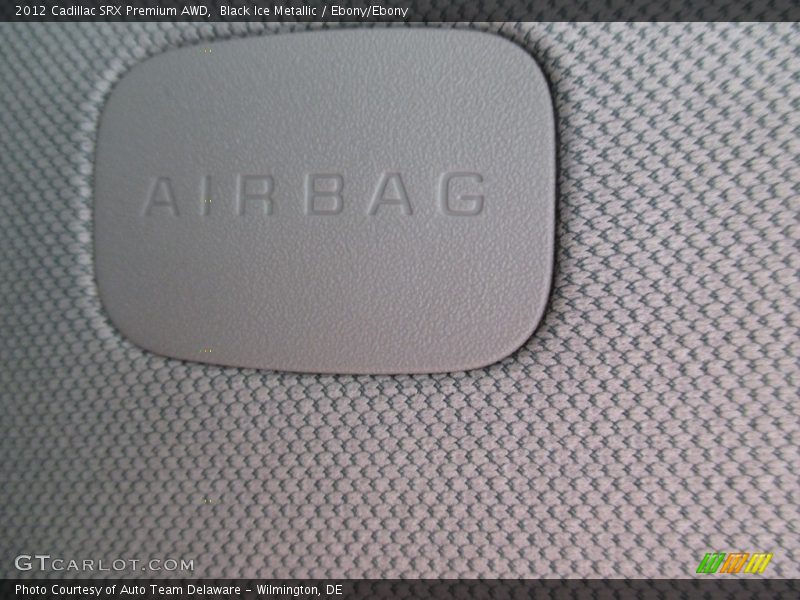 Black Ice Metallic / Ebony/Ebony 2012 Cadillac SRX Premium AWD