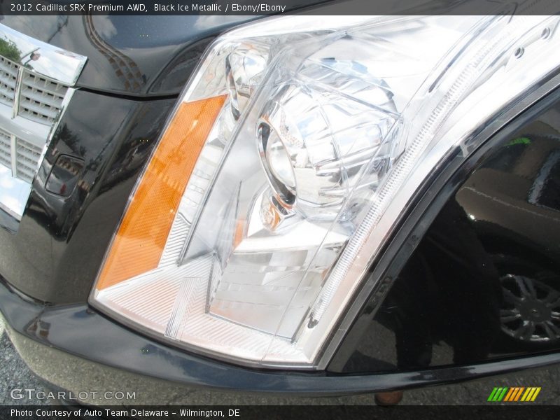 Black Ice Metallic / Ebony/Ebony 2012 Cadillac SRX Premium AWD