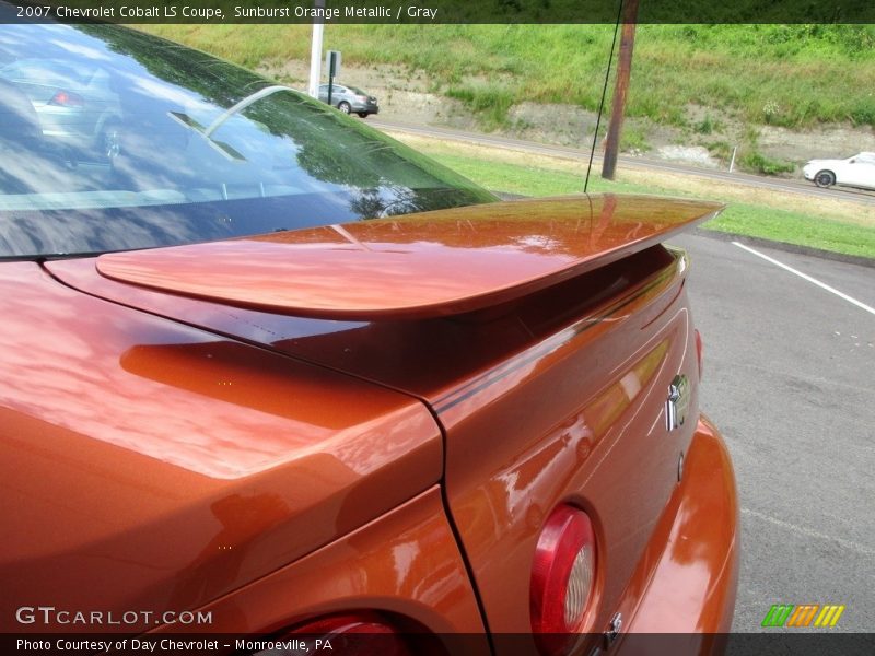 Sunburst Orange Metallic / Gray 2007 Chevrolet Cobalt LS Coupe
