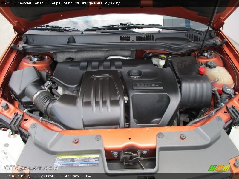 Sunburst Orange Metallic / Gray 2007 Chevrolet Cobalt LS Coupe