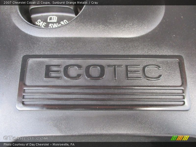 Sunburst Orange Metallic / Gray 2007 Chevrolet Cobalt LS Coupe