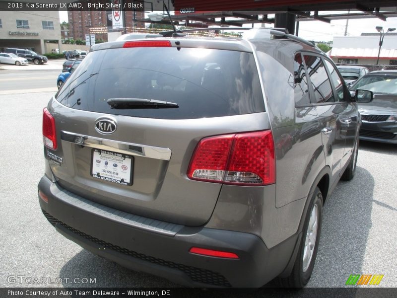 Bright Silver / Black 2013 Kia Sorento LX AWD