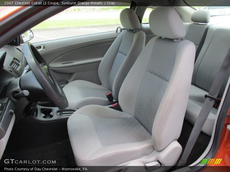 Sunburst Orange Metallic / Gray 2007 Chevrolet Cobalt LS Coupe