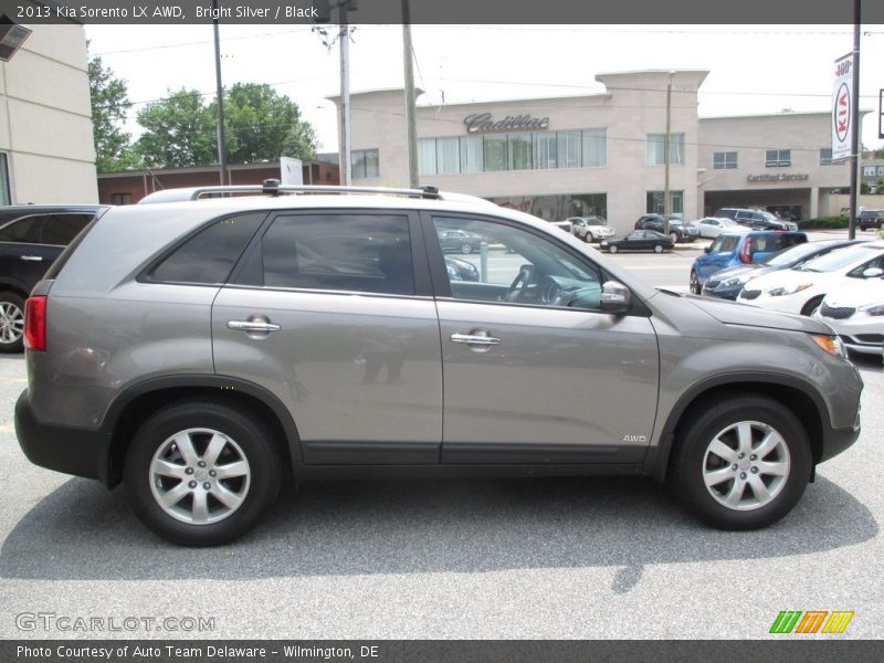 Bright Silver / Black 2013 Kia Sorento LX AWD