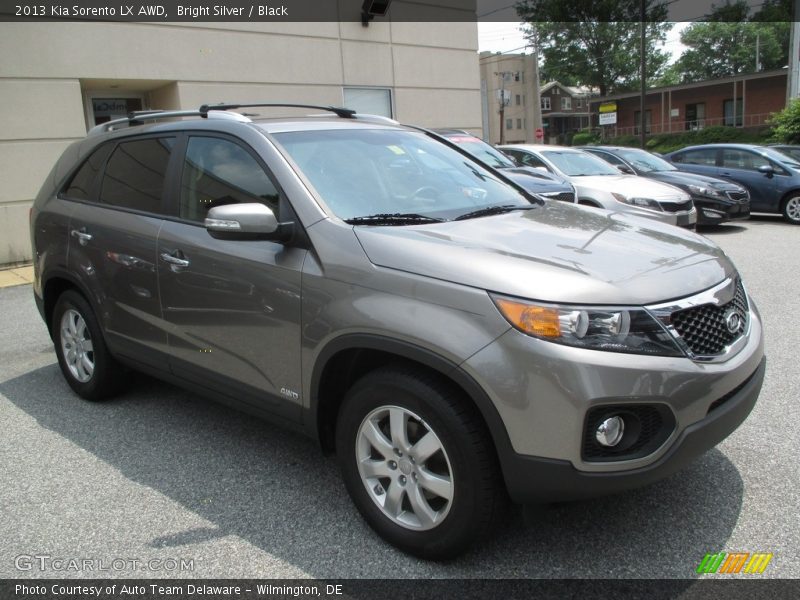 Bright Silver / Black 2013 Kia Sorento LX AWD