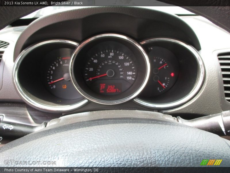 Bright Silver / Black 2013 Kia Sorento LX AWD