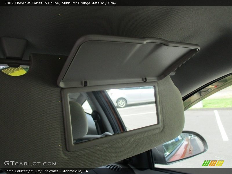 Sunburst Orange Metallic / Gray 2007 Chevrolet Cobalt LS Coupe