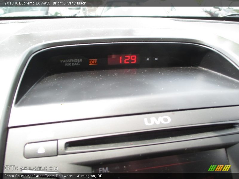 Bright Silver / Black 2013 Kia Sorento LX AWD