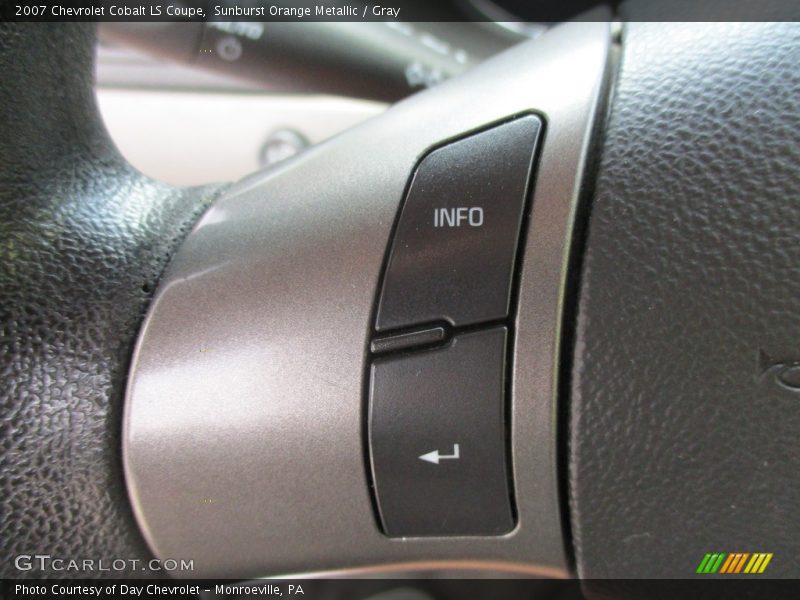 Sunburst Orange Metallic / Gray 2007 Chevrolet Cobalt LS Coupe
