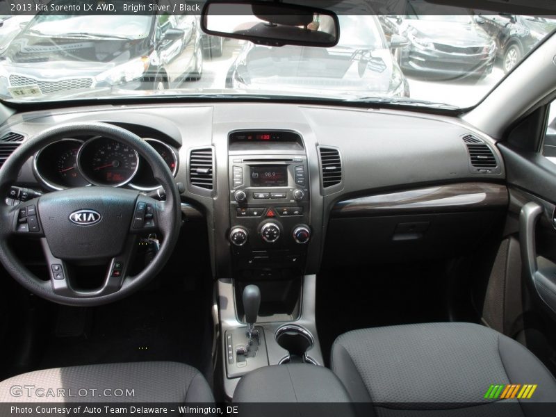 Bright Silver / Black 2013 Kia Sorento LX AWD