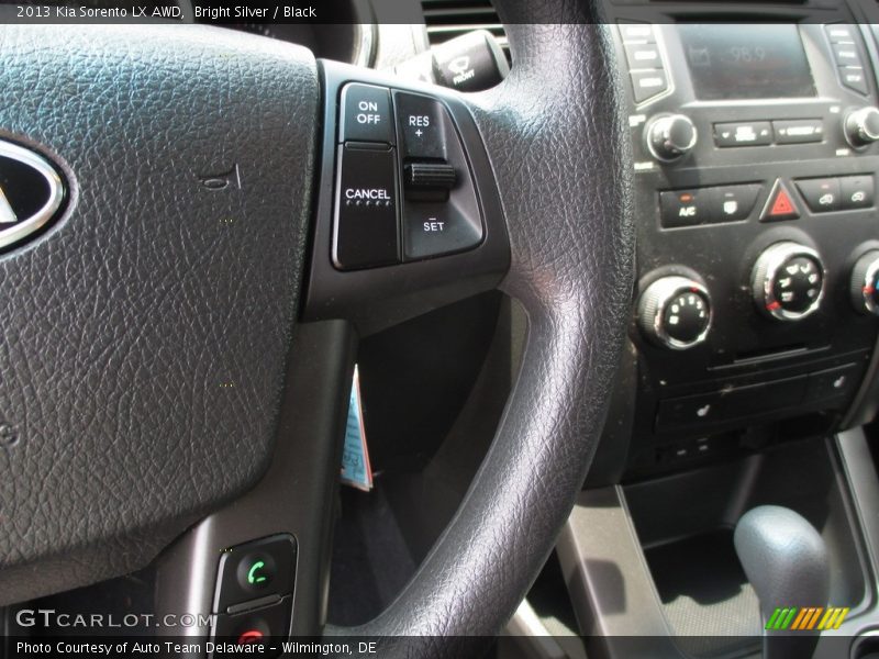 Bright Silver / Black 2013 Kia Sorento LX AWD