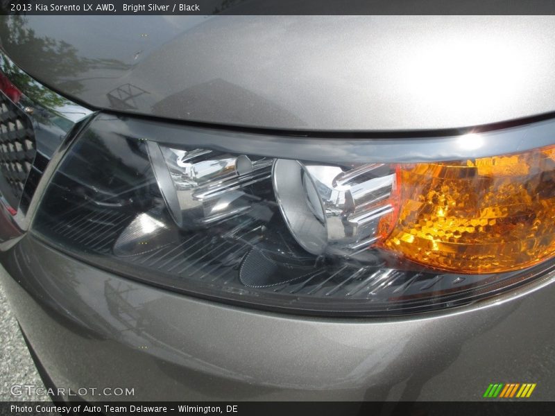 Bright Silver / Black 2013 Kia Sorento LX AWD