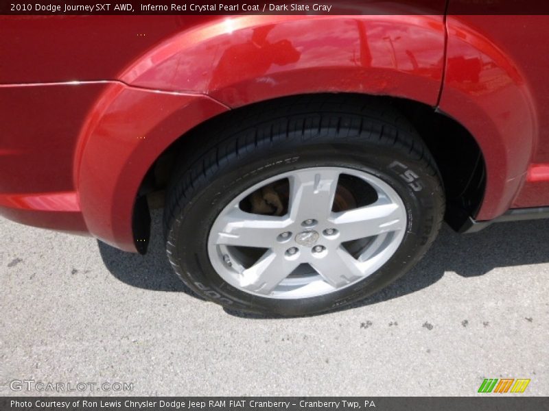 Inferno Red Crystal Pearl Coat / Dark Slate Gray 2010 Dodge Journey SXT AWD