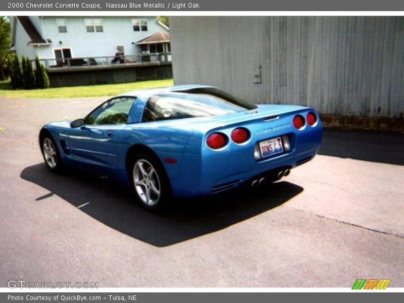 Nassau Blue Metallic / Light Oak 2000 Chevrolet Corvette Coupe