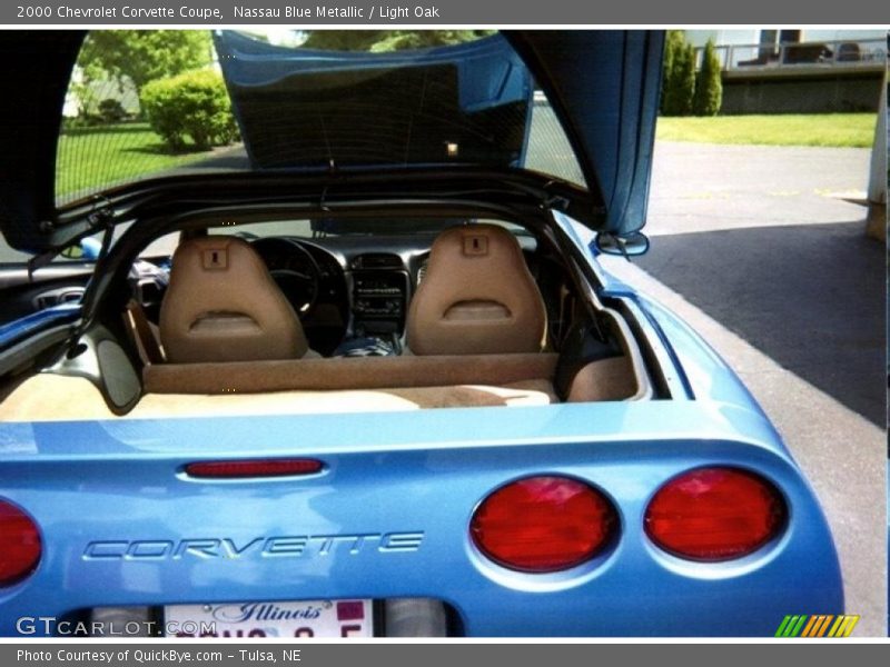 Nassau Blue Metallic / Light Oak 2000 Chevrolet Corvette Coupe