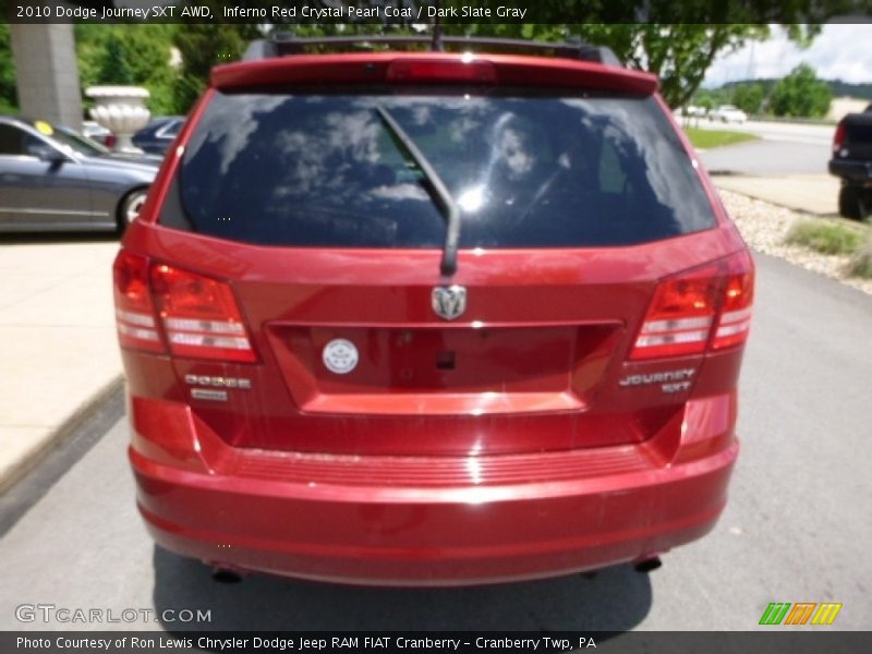 Inferno Red Crystal Pearl Coat / Dark Slate Gray 2010 Dodge Journey SXT AWD