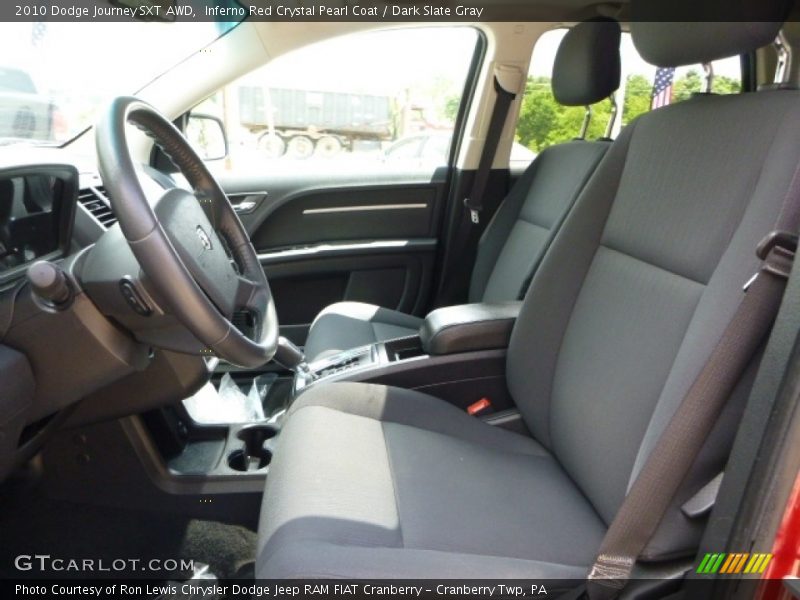 Inferno Red Crystal Pearl Coat / Dark Slate Gray 2010 Dodge Journey SXT AWD