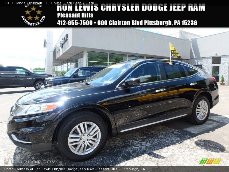 Crystal Black Pearl / Black 2013 Honda Crosstour EX