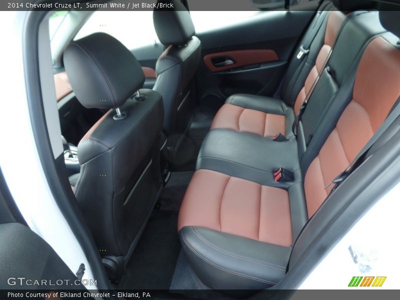Summit White / Jet Black/Brick 2014 Chevrolet Cruze LT