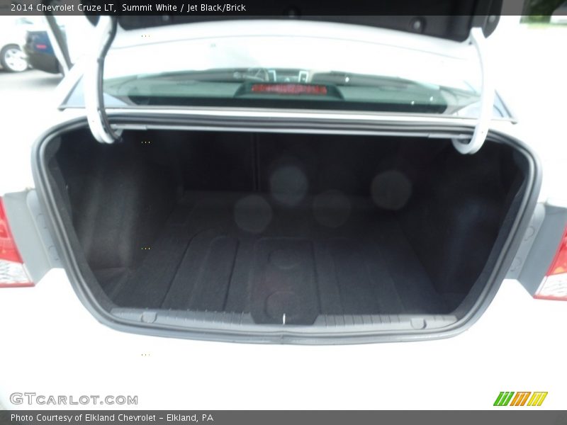 Summit White / Jet Black/Brick 2014 Chevrolet Cruze LT