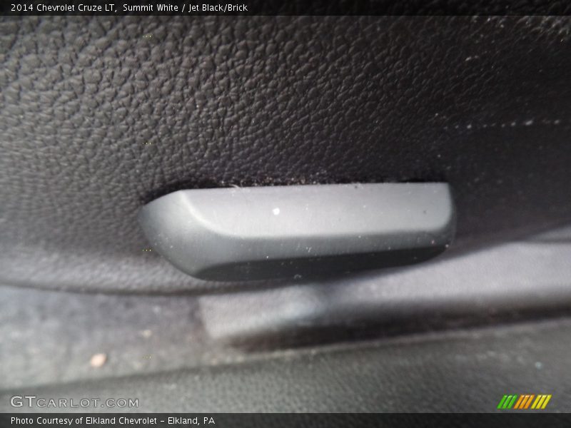Summit White / Jet Black/Brick 2014 Chevrolet Cruze LT