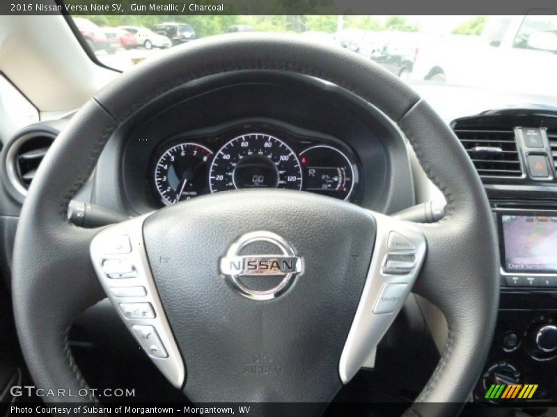 Gun Metallic / Charcoal 2016 Nissan Versa Note SV