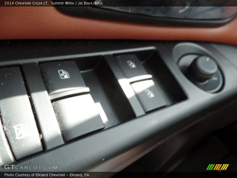 Summit White / Jet Black/Brick 2014 Chevrolet Cruze LT
