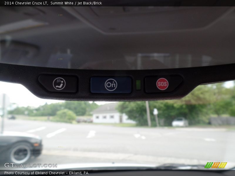Summit White / Jet Black/Brick 2014 Chevrolet Cruze LT