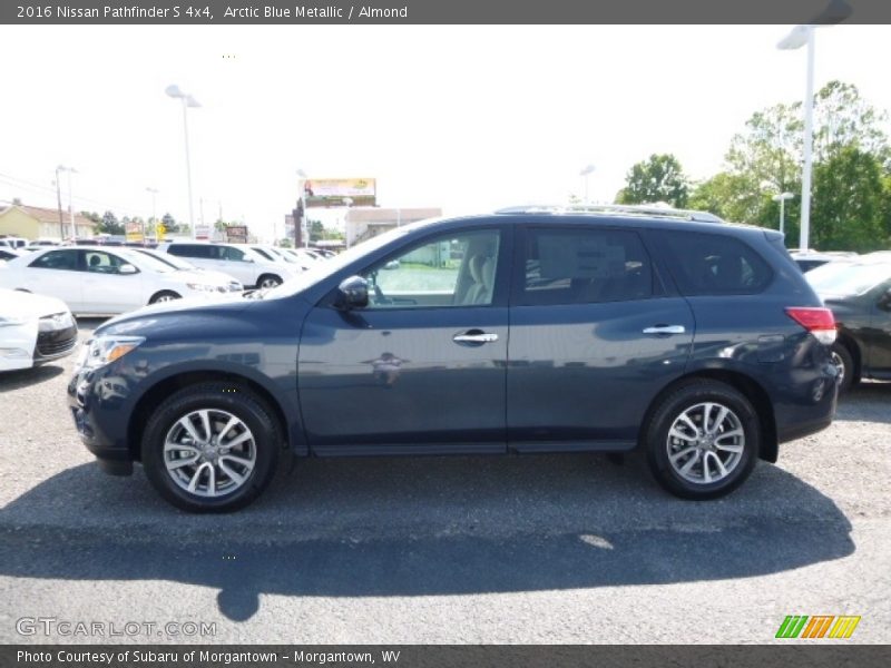 Arctic Blue Metallic / Almond 2016 Nissan Pathfinder S 4x4
