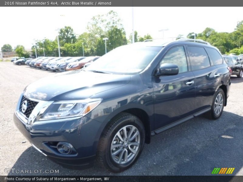 Arctic Blue Metallic / Almond 2016 Nissan Pathfinder S 4x4