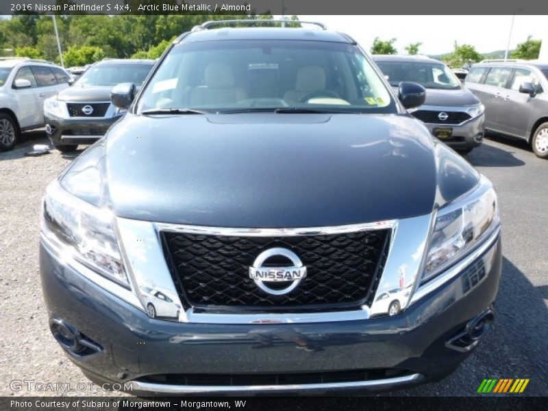 Arctic Blue Metallic / Almond 2016 Nissan Pathfinder S 4x4