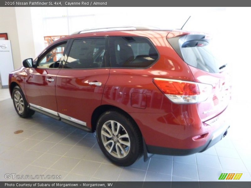 Cayenne Red / Almond 2016 Nissan Pathfinder SL 4x4
