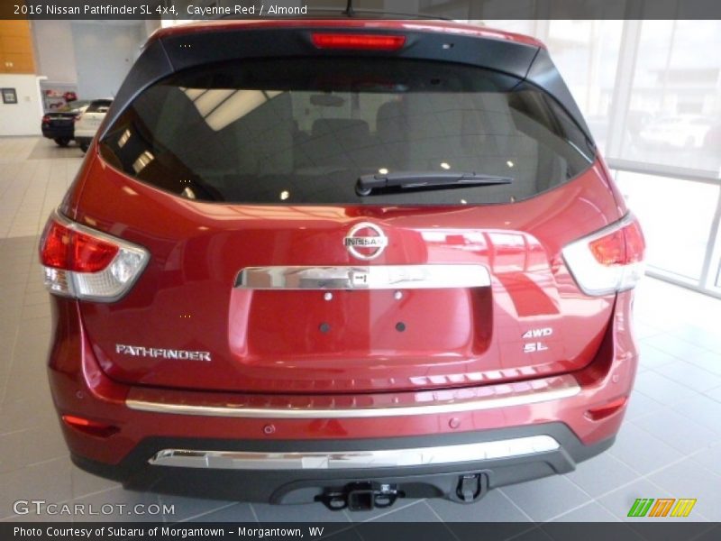 Cayenne Red / Almond 2016 Nissan Pathfinder SL 4x4