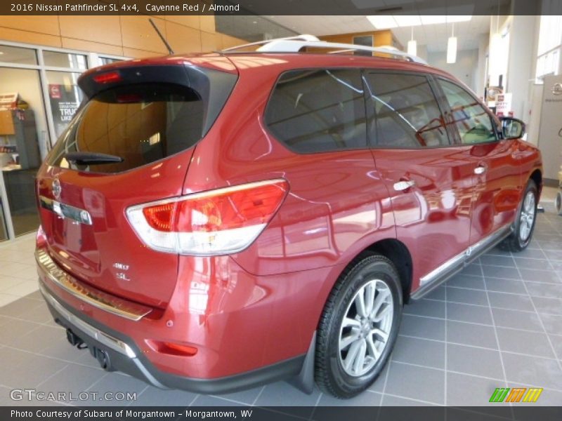 Cayenne Red / Almond 2016 Nissan Pathfinder SL 4x4