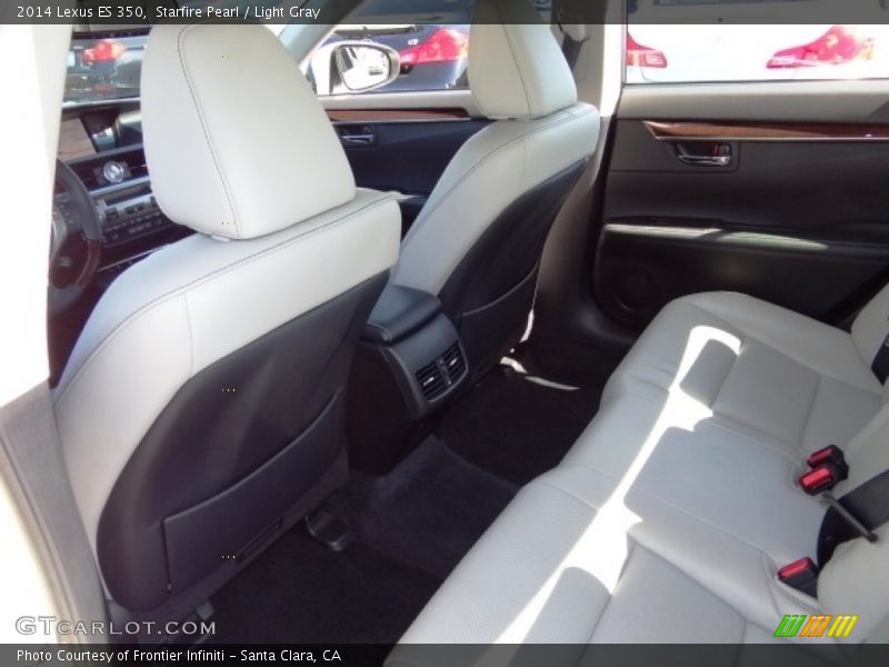 Starfire Pearl / Light Gray 2014 Lexus ES 350