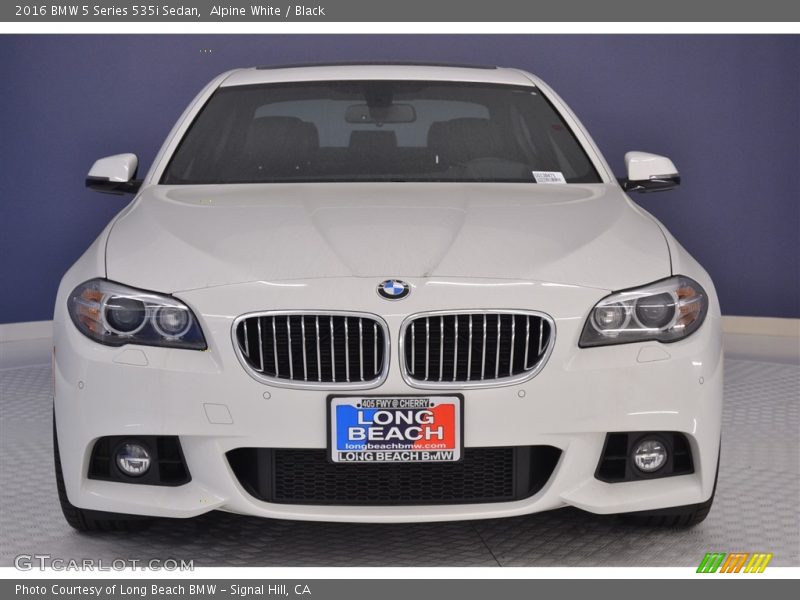 Alpine White / Black 2016 BMW 5 Series 535i Sedan