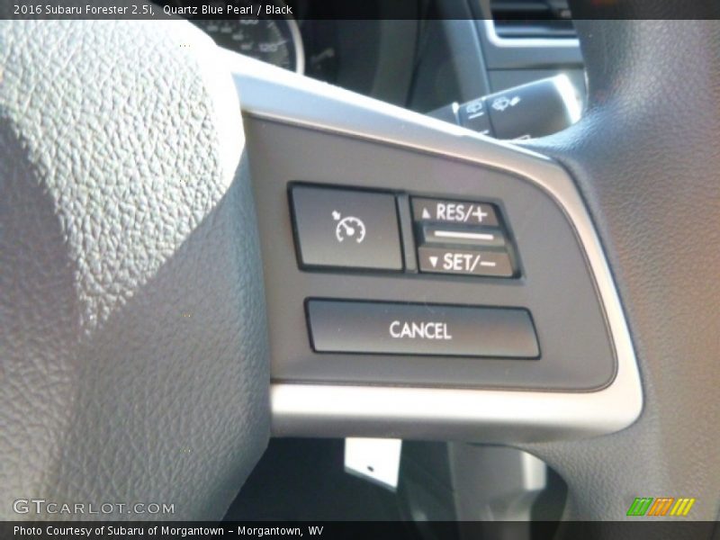 Quartz Blue Pearl / Black 2016 Subaru Forester 2.5i
