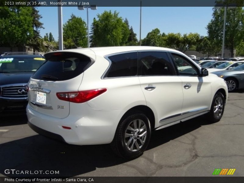 Moonlight White / Java 2013 Infiniti JX 35 AWD