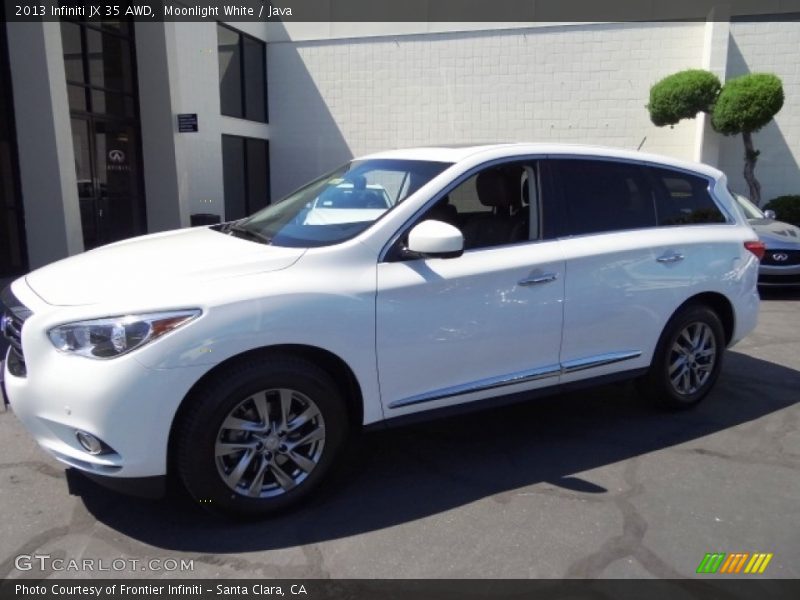 Moonlight White / Java 2013 Infiniti JX 35 AWD