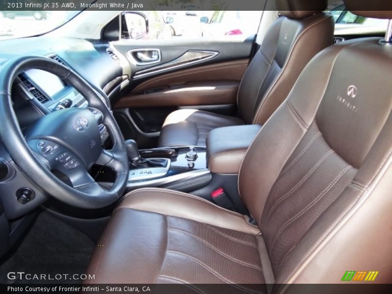 Moonlight White / Java 2013 Infiniti JX 35 AWD