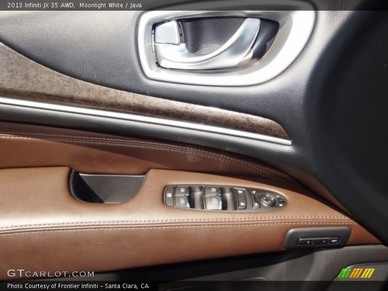 Moonlight White / Java 2013 Infiniti JX 35 AWD