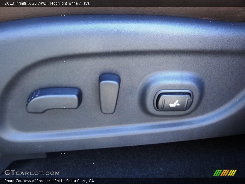 Moonlight White / Java 2013 Infiniti JX 35 AWD
