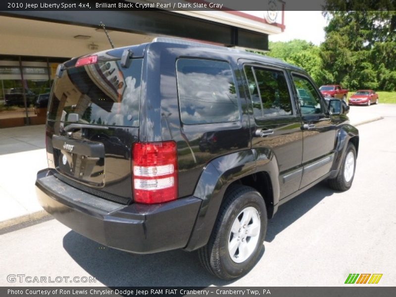 Brilliant Black Crystal Pearl / Dark Slate Gray 2010 Jeep Liberty Sport 4x4
