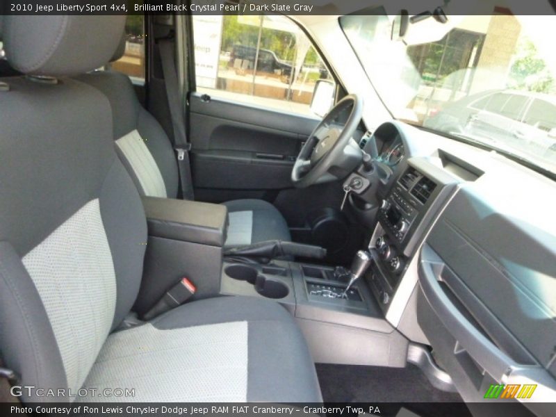 Brilliant Black Crystal Pearl / Dark Slate Gray 2010 Jeep Liberty Sport 4x4